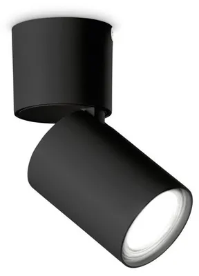 Produktbild von Moderne Deckenleuchte Toby Metall Schwarz 1 Licht Gu10 7W 3000K Warmes Licht