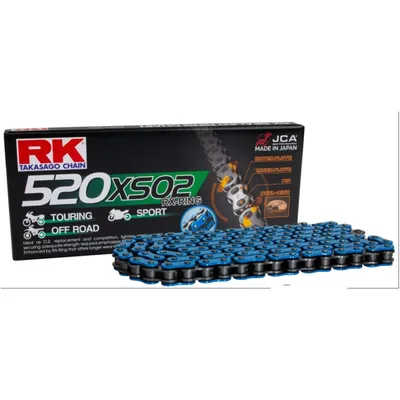 Immagine prodotto di Catena RK X-Ring 520XSO2 / 118 rivetti blu