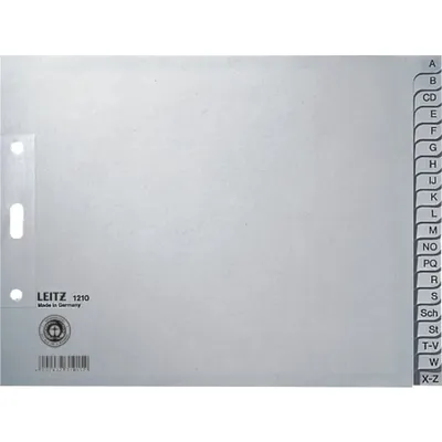 Produktbild von Leitz Register A-Z, 24 cm, 18 cm