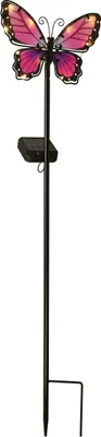 Produktbild von Northpoint LED Solar Gartenstäbe Außenbereich umweltfreundlich wetterbeständig Schmetterling