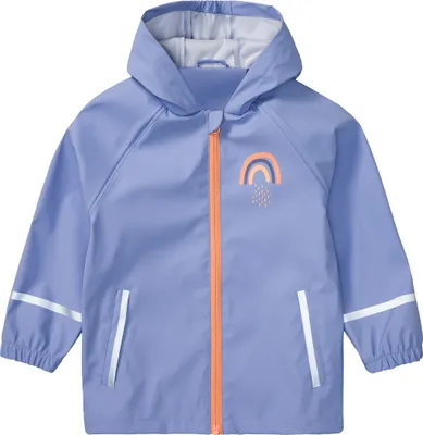 Produktbild von Lupilu Mädchen Matsch- und Buddeljacke Wind- und wasserdicht Reflektierend Blau 122-128
