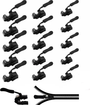 Produktbild von Reisverschluss-reparaturset, 15 Stück Fix-reißverschluss Zipper, Reisverschluss-zipper Ersatz, Universal Reißverschluss Reparatur Set für Kleidung, Rucksack, Gepäck, Schlafsack