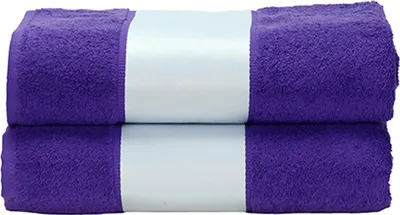 Immagine prodotto di A&R AR081 | Asciugamano da bagno SUBLI-Me®, 70 x 140 cm - Colore: Viola - Dimensioni: 70 x 140 cm