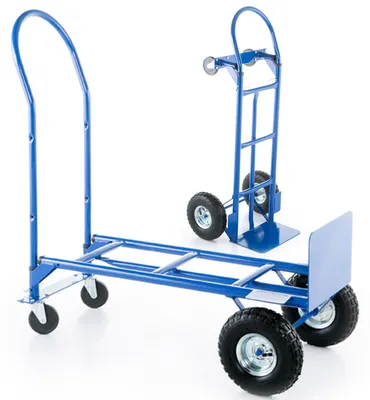 Zdjęcie produktu dla Wózek magazynowy młynarka 2w1 transportowy platformowy HIGHER 250kg