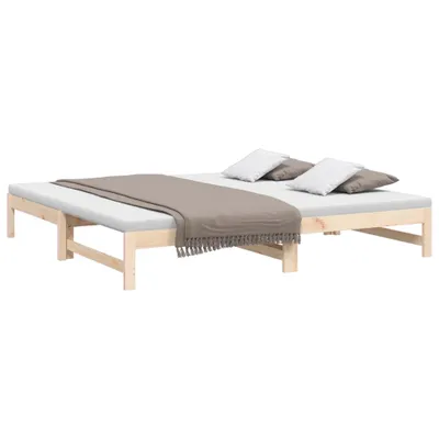 Obrázek produktu pro Výsuvná postel 2x (80 x 200) cm masivní borové dřevo