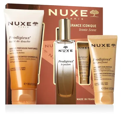 Image de Shower Oil 100ml/Parfum Spray 30ml/Body Lotion 30ml Nuxe Parfum Prodigieux Set