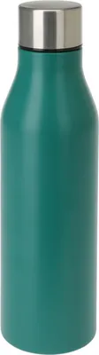 Image de Bouteille isotherme Excellent Houseware, en acier inoxydable, 6,8 x 23,5 cm, 0,45 l, verte