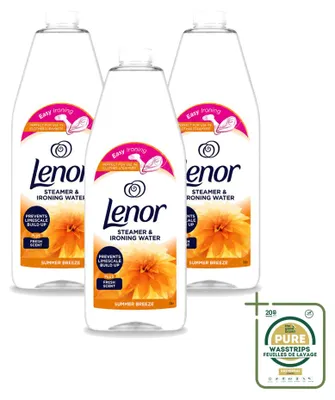 Produktbild von 3 x Lenor Bügelwasser Summer Breeze - 1000 ml - Vorratspackung - 3 Stücke