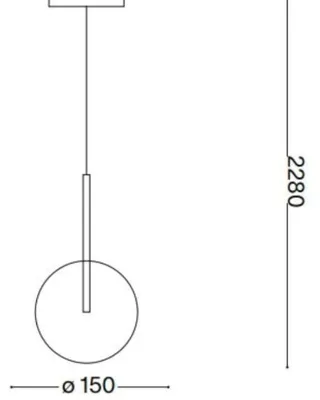 Produktbild von Ideal Lux 326351 EQUINOXE Pendelleuchte D150mm 1xG4 Rauchglas