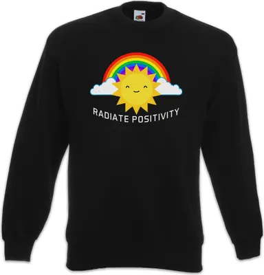 Produktbild von Urban Backwoods Radiate Positivity, Sweatshirt, Farbe: Schwarz, Größe: L