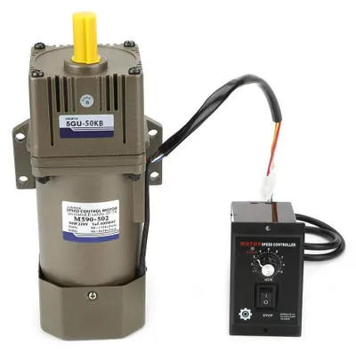 Obrázek produktu pro Redukční motor 90W - Plynule nastavitelná rychlost - Jednofázový asynchronní motor