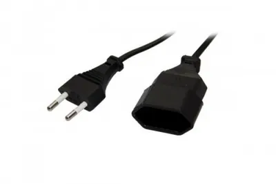 Produktbild von Goobay 50508 Euro Verlängerung, 3 m, Schwarz, 3 m - Eurostecker (Typ C, CEE 7/16) > Eurostecker (Typ C, CEE 7/16)