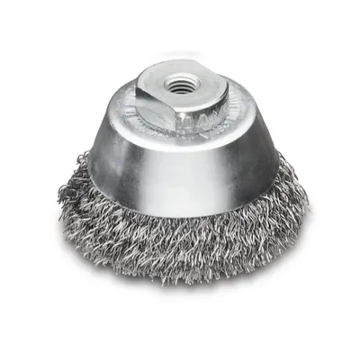 Zdjęcie produktu dla Szczotka garnkowa Lessmann stal nierdzewna 80 mm, M14x2.0, do szlifierek kątowych, bardzo wytrzymała