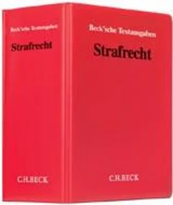 Produktbild von Strafrecht (ohne Fortsetzungsnotierung). Inkl. 58. Ergänzungslieferung