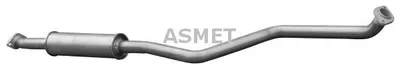 Produktbild von ASMET 11.043 Mittelschalldämpfer Schalldämpfer für MAZDA 323 F VI (BJ)