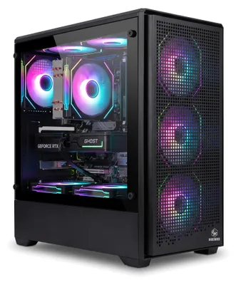 Obrázek produktu pro Broonbee herní počítač – špičková pracovní stanice s 12jádrovým procesorem Intel Xeon | Nvidia GeForce RTX 3050 6 GB | 16 GB RAM | 512 GB NVMe M.2 SSD | Windows 11 Pro