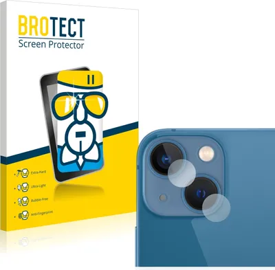 Produktbild von BROTECT Schutzglas für Apple iPhone 13 mini (NUR Kameraschutz) Schutzfolie Panzer Folie Glas Display Schutz klar