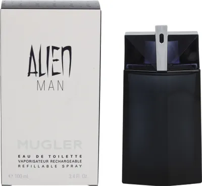 Produktbild von Thierry Mugler Alien Man, Männer, 100 ml, Nachfüllbare Flasche, Spray, ALCOHOL. PARFUM/FRAGRANCE. AQUA/WATER/EAU. LIMONENE. COUMARIN. LINALOOL. CITRONELLOL. CITRAL...., 1 Stück(e)