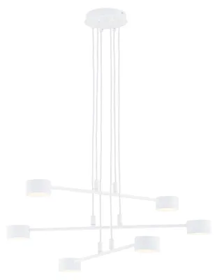 Obrázok produktu pre Závesná lampa Modus z matnej bielej ocele
