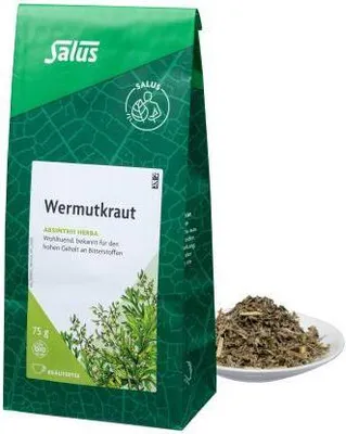 Produktbild von Salus Wermutkraut, Kräutertee, Absinthii herba 75 g