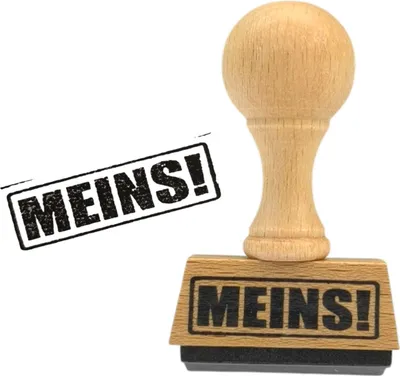 Produktbild von Meins! Holzstempel