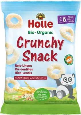 Produktbild von Holle Crunchy Snack Reis-Linsen -- 25g