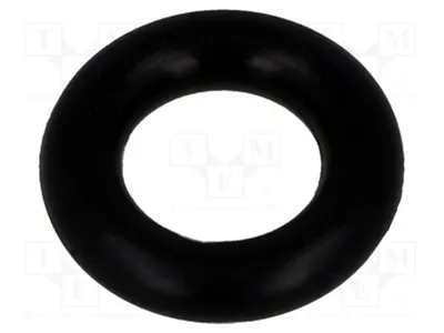 Zdjęcie produktu dla 50 uszczelek O-ring, grubość: 2,6 mm, NBR, czarne. Średnica wewnętrzna uszczelki: 6 mm