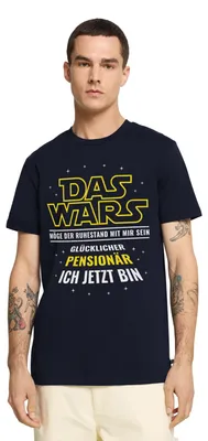 Produktbild von Spreadshirt Glücklicher Pensionär Lustiger Ruhestand Spruch Männer Premium T-Shirt, S, Navy