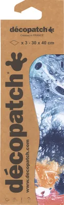 Produktbild von Décopatch 6x Blisterpackung mit 3 Bogen -Papier 30x40cm - C793C