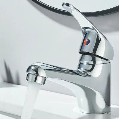 Produktbild von Badarmatur Wasserhahn Waschtisch Mischbatterie Einhebelmischer Waschbecken Bad