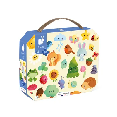 Image de JANOD Puzzle dans une valise Nature 20 pièces