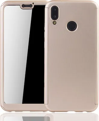 Produktbild von Handyhülle Schutzhülle für Huawei P20 Lite Full Case Cover Displayschutz 360 Gold