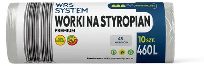 Produktbild von Premium-Styroporsäcke 10 Stück 45 um transparent WRS System