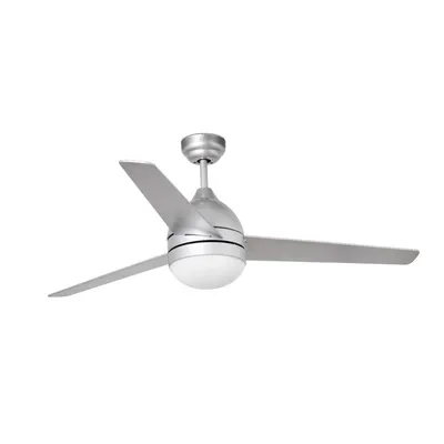 Image de Ventilateur de plafond avec éclairage et télécommande Tabarca Gris 132 cm