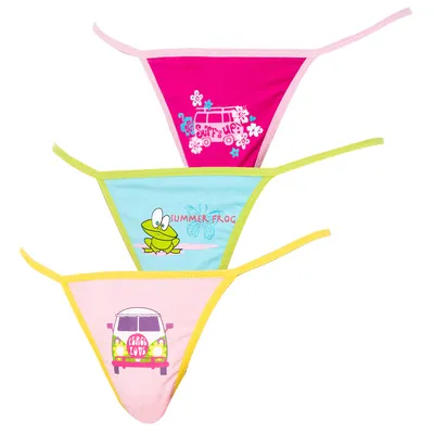 Produktbild von Marie Claire 3er-Pack Tangas aus Feinfaden mit Aufdrucken 82329 Damen