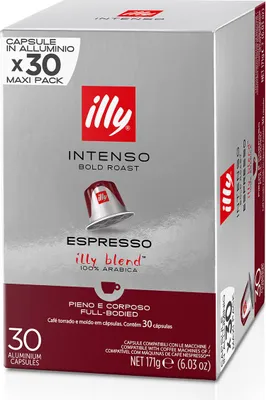 Immagine prodotto di Illy 30 caffè in Capsule compatibili Nespresso® Tostato ESPRESSO INTENSO