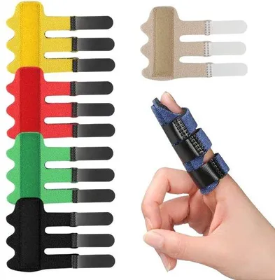 Produktbild von Elzusha – Set mit 6 Fingerorthesen zur Unterstützung und Schmerzlinderung