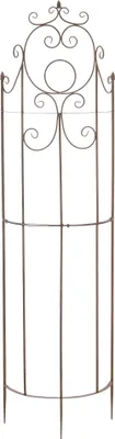 Produktbild von Rankhulp Country Style – Rankhilfe – handgefertigtes Eisen, perfekt für die Gartengestaltung | Farbe: Antikes Braun