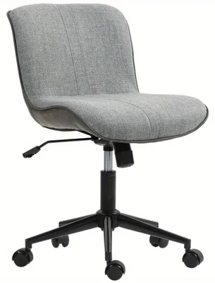 Image de Chaise de bureau - Siège de bureau - Chaise de travail - Chaise sans accoudoirs - Chaise pivotante - Réglable en hauteur