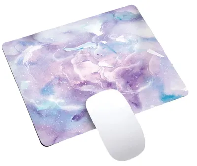 Produktbild von Mauspad, Marmor-Mauspad, waschbares quadratisches Stoff-Laptop-Mauspad