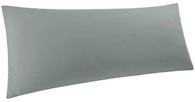 Produktbild von Famanu Seitenschläferkissen mit Kissenbezug aus Microfaser - Dunkelgrau, 50 x 160 cm, geeignet für Schwangerschaft und Stillzeit