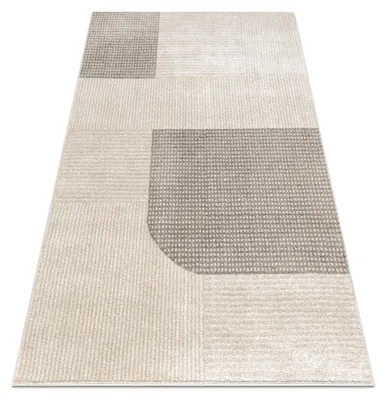Image de Tapis FUSION 0805 crème / beige - Géométrique, moderne, abstrait beige 180x270 cm