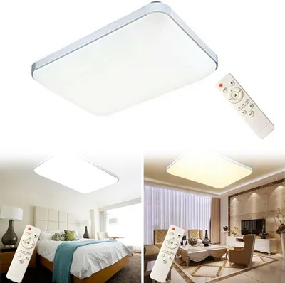 Produktbild von FIVMEN Deckenlampe 72W LED Deckenleuchte Flach mit Fernbedienung Dimmbar Modern Lampen für Schlafzimmer Küche Wohnzimmer Flur, Dimmbar