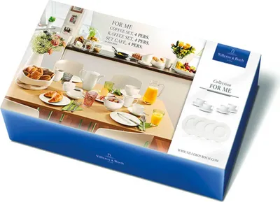 Zdjęcie produktu dla Villeroy&Boch - Zestaw do kawy na 4 osoby 12 elementów For Me