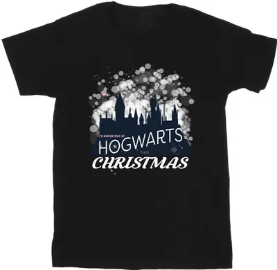 Produktbild von Harry Potter - "Hogwarts" T-Shirt für Herren BI30947 (3XL) (Schwarz)