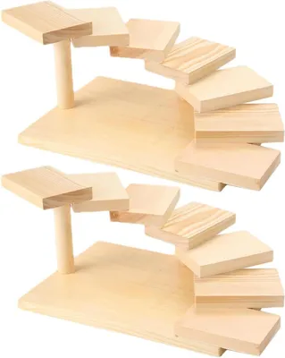 Productafbeelding van Houten Sushi Platen - Serveerschalen - Hapjes Presenteren - Voedselveilig Materiaal - 2 Stuks - Natuurlijk Hout