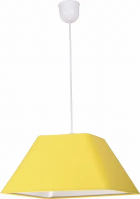 Immagine prodotto di Lampada a sospensione ROBIN bianco-gialla 1xE27x60W in tessuto, dimensioni: 95x35x35 cm, IP20, Candellux