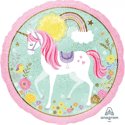 Obrázok produktu pre Folienballon Magický jednorožec / Einhorn 45cm