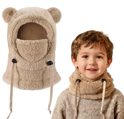 Produktbild von Multifunktionelle Fleece-Kapuze für Kinder