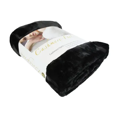 Produktbild von Gözze Wohn- und Kuscheldecke, Cashmere-Feeling, Schwarz, 180 x 220 cm